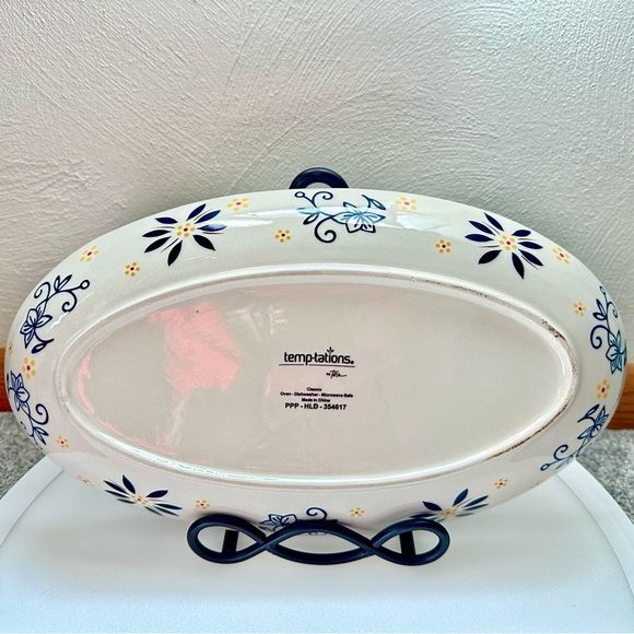 Temp-Tations By Tara 14” Oval “Best Things In Life Are Shared” Platter Tray - Picture 3 of 8